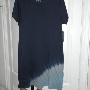 Marc New York Navy Tie Dye T-Shirt Dress Size XL